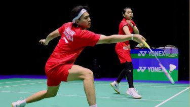 Adnan/Indah Menang Duel Sesama Indonesia di Swiss Open 2026, Dejan/Bernadine Tersingkir