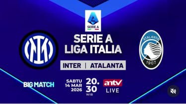 Sedang Berlangsung! Duel Sengit Inter Milan vs Atalanta di ANTV