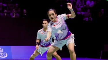 ganda campuran Indonesia di Swiss Open 2026 dimenangkan Amri/Nita.