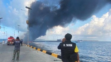 Kapal KM Citra Meledak dan Terbakar di Selayar, Kapten dan Satu ABK Tewas