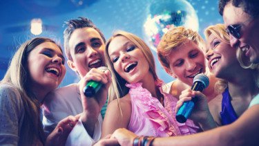 Ilustrasi karaoke