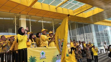 Bahlil Lepas Keberangkatan 20 Bus Mudik Gratis, Tujuan Indramayu hingga Madiun