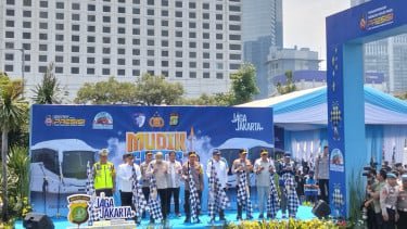 4009 Pemudik Diberangkatkan Gratis oleh Polri, Perjalanan Dikawal Sampai Tujuan