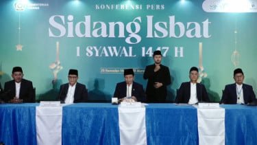 Sidang Isbat Putuskan 1 Syawal 1447 H Jatuh Pada Hari Sabtu 21 Maret 2026