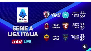Lebaran Makin Seru, Intip Jadwal Siaran Langsung Liga Italia di ANTV: Ada AC Milan hingga AS Roma!
