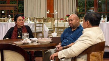 Prabowo Unggah Momen Bareng Didit dan Titiek Soeharto di Penghujung Ramadhan