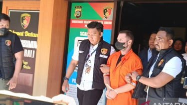 Buron Gembong Narkoba dan TPPU Asal Inggris Steven Lyons DItangkap di Bali