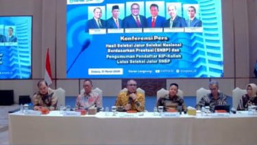 Konferensi pers pengumuman hasil SNBP 2026