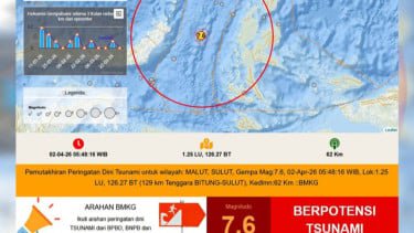 Dua Warga Manado jadi Korban Gempa M 7,6, Satu Orang Patah Kaki Loncat dari Toko
