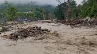 Banjir Bandang Kembali Terjang Aceh, Dua Jembatan Darurat Ambruk