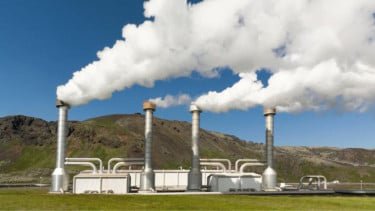 Ilustrasi Panas Bumi (Geothermal)