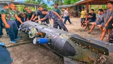 TNI AL Selidiki Benda Mirip Torpedo yang Ditemukan Nelayan di Gili Trawangan