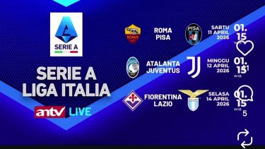 Banjir Laga Seru! Cek Jadwal Live Serie A Pekan ke-32 di ANTV: AS Roma, Juventus, hingga Lazio Beraksi