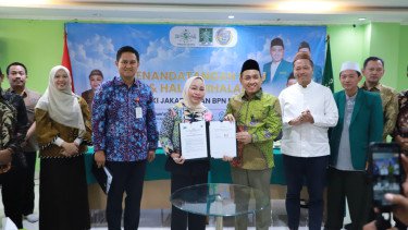 Percepatan Sertipikasi Tanah Wakaf, Kanwil BPN Jakarta Teken MoU dengan PWNU DKI
