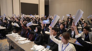 Ratusan Pelajar Ikut Simulasi Sidang PBB, Bahas Penanganan Cyberbullying Hingga Isu Kesehatan
