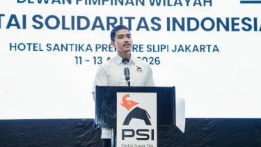 Ketua Umum Partai Solidaritas Indonesia (PSI), Kaesang Pangarep