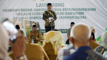 Tak Hanya Karyawan! Marbot dan Guru Ngaji di Tangerang Bakal Dapat Perlindungan Kerja