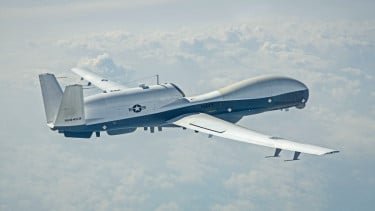 Drone canggih AS MQ-4C Triton