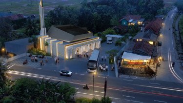 Bos Rokok HS Muhammad Suryo Bangun Masjid di Lokasi Istrinya Tewas Kecelakaan, Begini Penampakan Desainnya