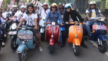 Kaka Slank Riding Keliling Kota Malang