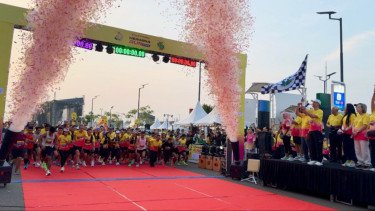 Kampanyekan Hidup Sehat, Komunitas Lari dan Tenaga Kesehatan Bersatu di Ajang 10K