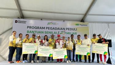 Penyerahan Bantuan Rp1,25 Miliar kepada Para Atlet Difabel dari Pegadaian Peduli