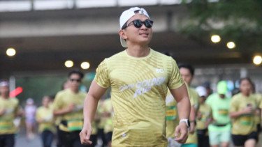 PT Pegadaian sukses menyelenggarakan ajang lari perdana Tring! Golden Run 2026
