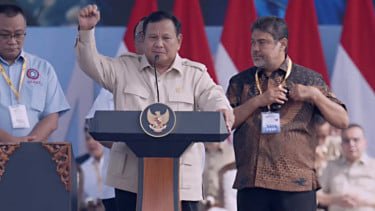 Presiden Prabowo di Acara May Day 2026