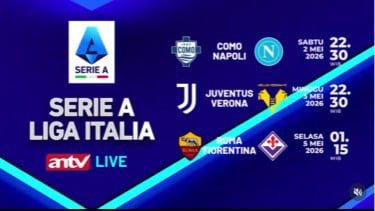 Jadwal Siaran Langsung Serie A di ANTV Pekan Ini: Napoli, Juventus, hingga AS Roma Siap Beraksi!