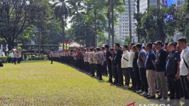 Hardiknas 2026 di Jakarta Dijaga 3.545 Personel, Polisi Siaga di Monas hingga DPR!