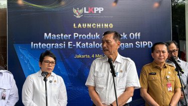 Dorong Belanja Pemerintah Berkualitas, Luhut dan LKPP Luncurkan Master Produk &amp; Integrasi SIPD RI