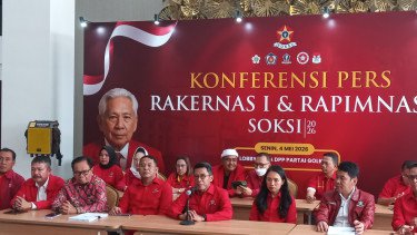 Konferensi Pers Pengurus SOKSI