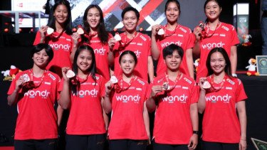 Tim bulutangkis putri Indonesia sabet medali perunggu Piala Uber 2026