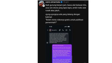 Viral! DM Tim UKP Bidang Pariwisata Minta Izin Gunakan Video, Balasan Tegas Kreator Jadi Sorotan