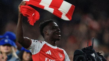 Reaksi Bukayo Saka Usai Bawa Arsenal ke Final: Ini Begitu Indah dan Sangat Berarti