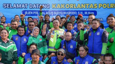 Kakorlantas Ajak Ojol Jadi Pahlawan Keselamatan di Jalan