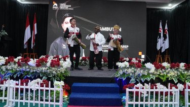 Nama Jokowi Diteriakkan Saat Pengurus DPW PSI Papua Tengah Dilantik