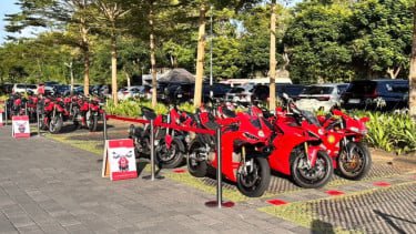 Ratusan Motor Ducati Ramaikan Jalanan Pulau Bali