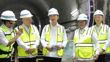 Wapres Gibran Tinjau Proyek MRT Jakarta Fase 2A: Progres Sudah 59 Persen