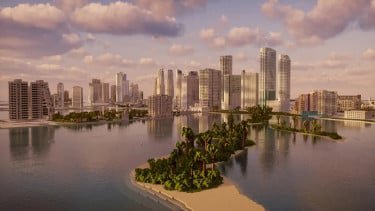 Map GTA 6 di Minecraft