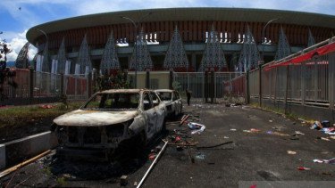 Ricuh di Stadion Lukas Enembe Usai Persipura Kalah, 15 Orang Resmi Jadi Tersangka