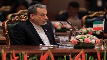 Menlu Iran Abbas Araghchi di Forum KTT BRICS di India