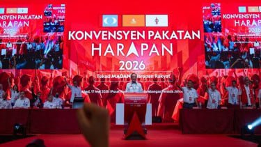 PM Malaysia Anwar Ibrahim di Konvensi Pakatan Harapan (PH)