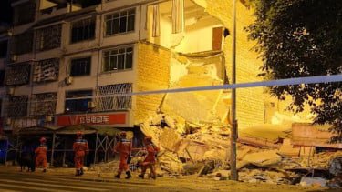 Gempa M 5,2 Guncang Guangxi China, Dua Orang Tewas-Belasan Bangunan Runtuh