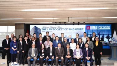 Peradi dan Organisasi Advokat Singapura Pererat Kolaborasi Hukum Proyek Infrastruktur