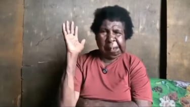 Tokoh perempuan adat dan pejuang lingkungan dari Merauke, Mama Sinta