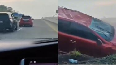 Pelaku Pembunuhan Wanita di Bogor Mau Kabur ke Garut, Dikejar Berakhir Mobil Terguling di Tol Cisumdawu