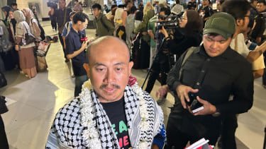 Relawan misi kemanusiaan Global Sumud Flotilla (GSF) 2.0 asal Indonesia Rahendro Herubowo