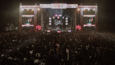 Konser Slank di Palembang Membludak, 20 Ribu Penonton Padati Kawasan Jakabaring