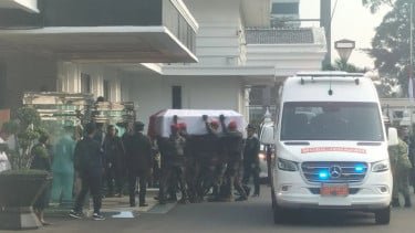 Jenazah Ryamizard Ryacudu Tiba di Kemhan, Bakal Dimakamkan Secara Militer di TMP Kalibata